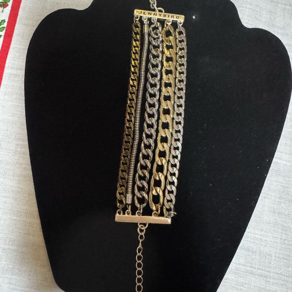 Jenny Bird Mixed Metal Chain Bracelet
